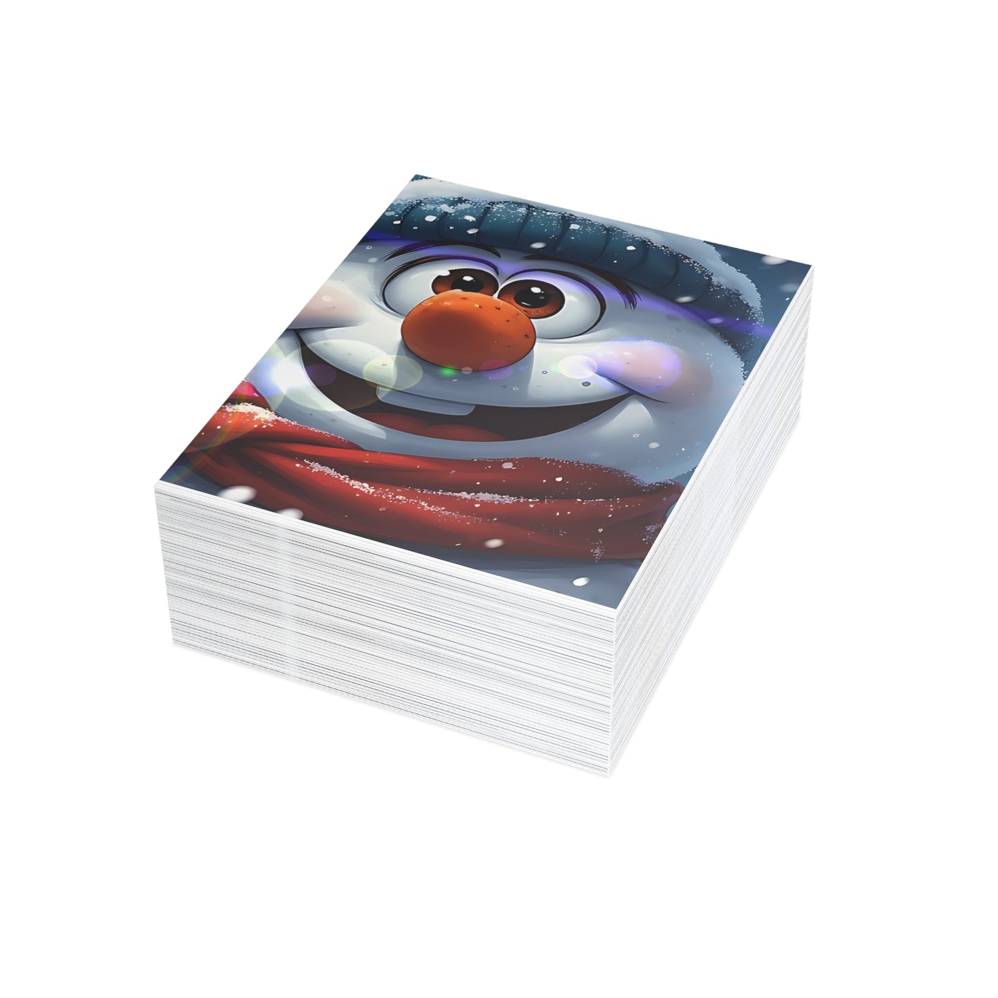 Goofy Snowman (Christmas Selfies) Postcard Bundles (envelopes included)