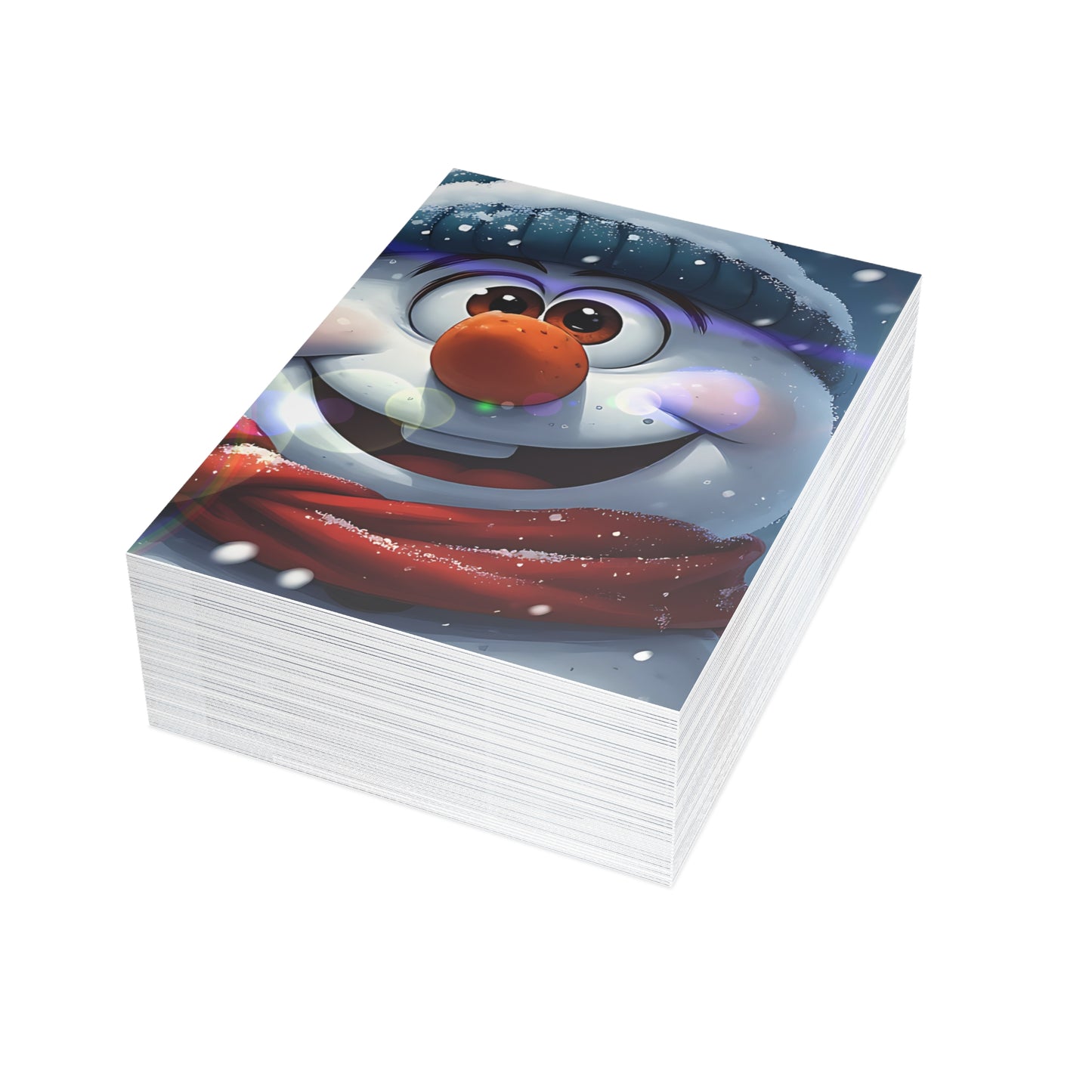 Goofy Snowman (Christmas Selfies) Postcard Bundles (envelopes included)