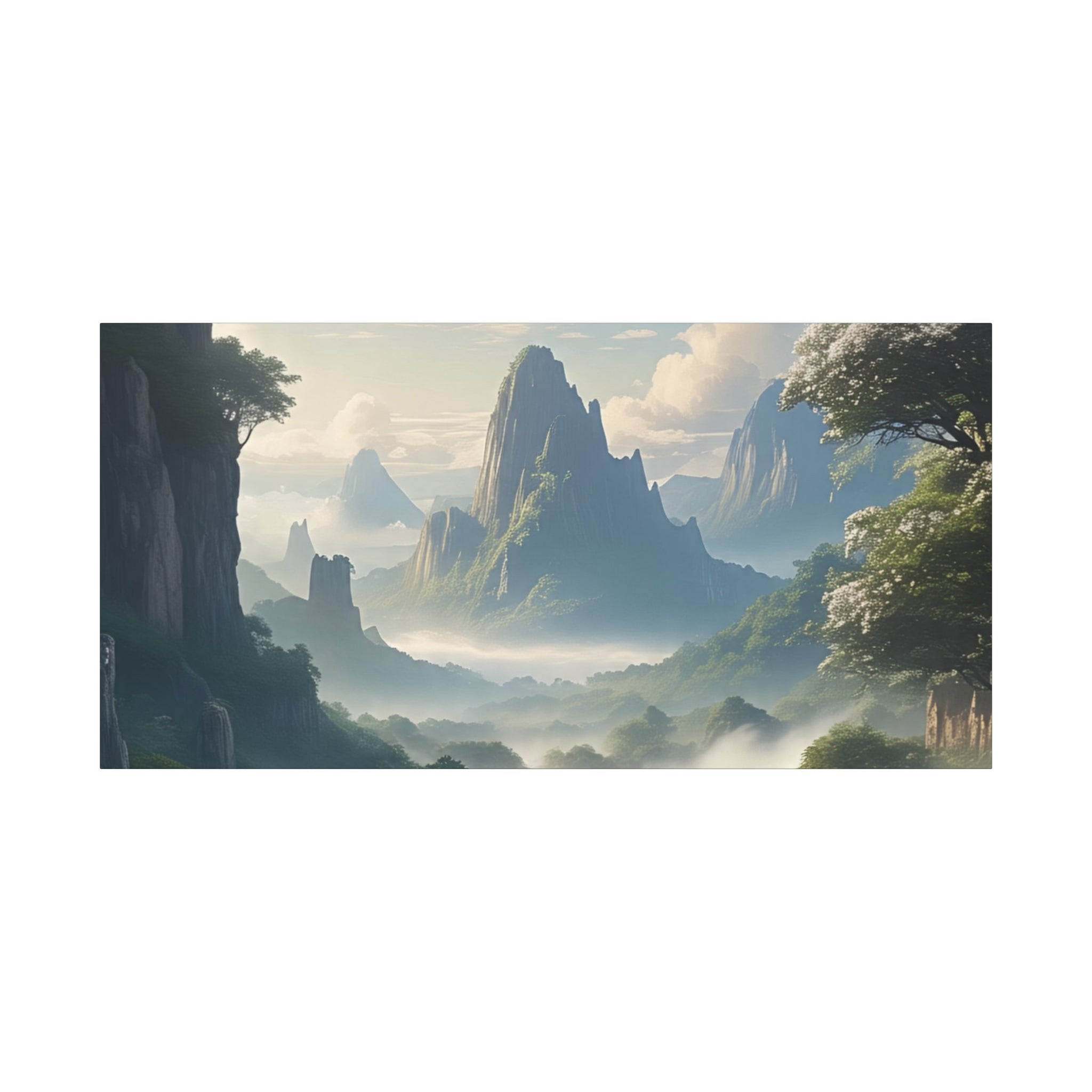 Scenic Landscape Canvas Print, Wall Art Decor, Home Decoration, Nature Wall Art, Gift for Nature Lovers, Tranquil Art for Living Room