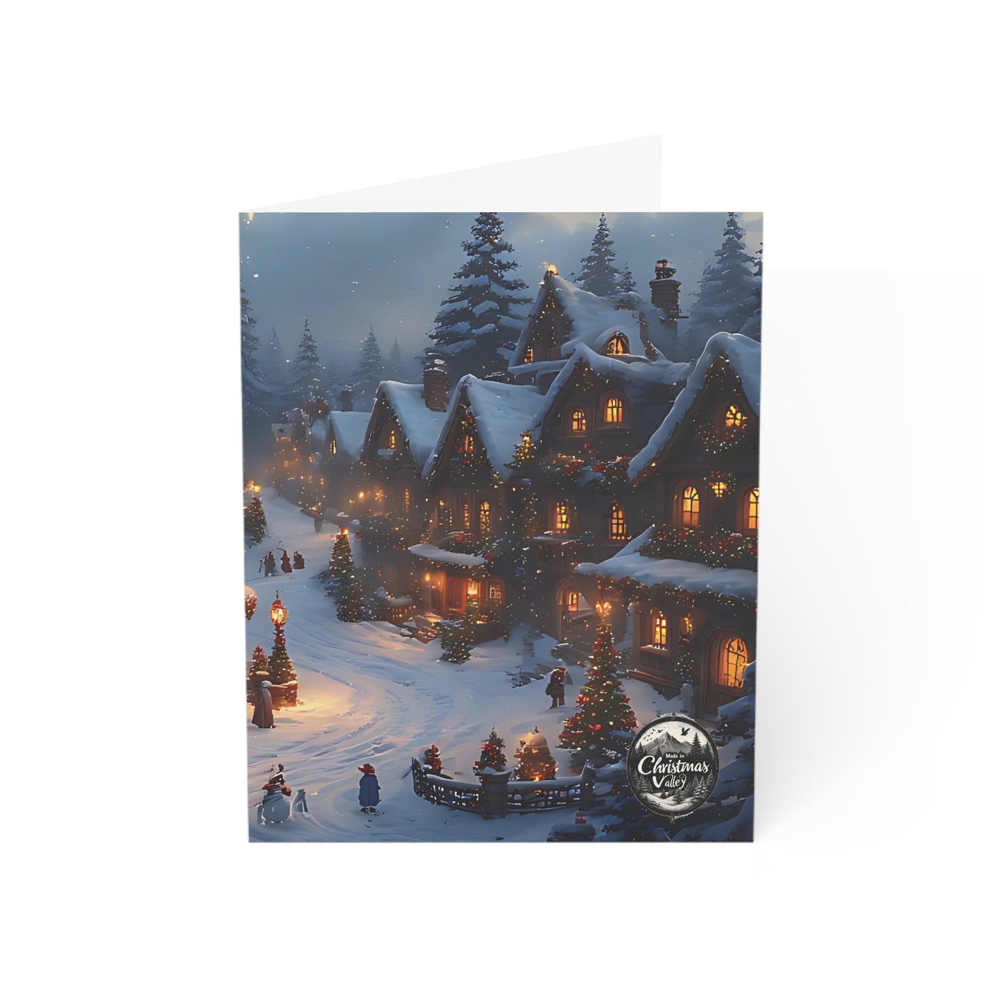 Cozy Winter Greeting Cards - Holiday Cheer, Christmas Wishes, Seasonal Greetings, Set of 1, 10, 30, 50pcs, Festive Cards for All Occasions